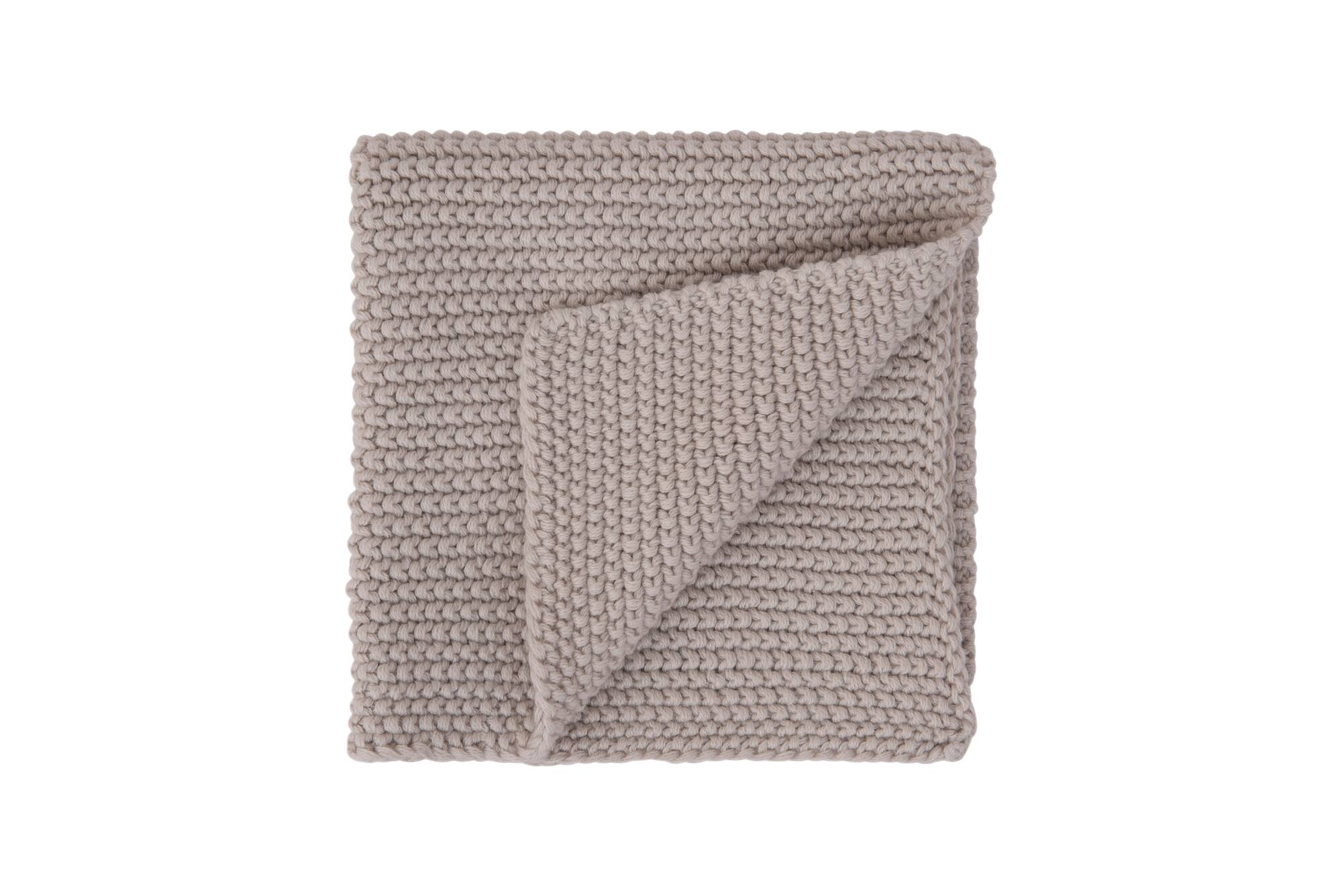 Hello Honey® Gray & Charcoal Square Cotton Knit Dish Cloth Set